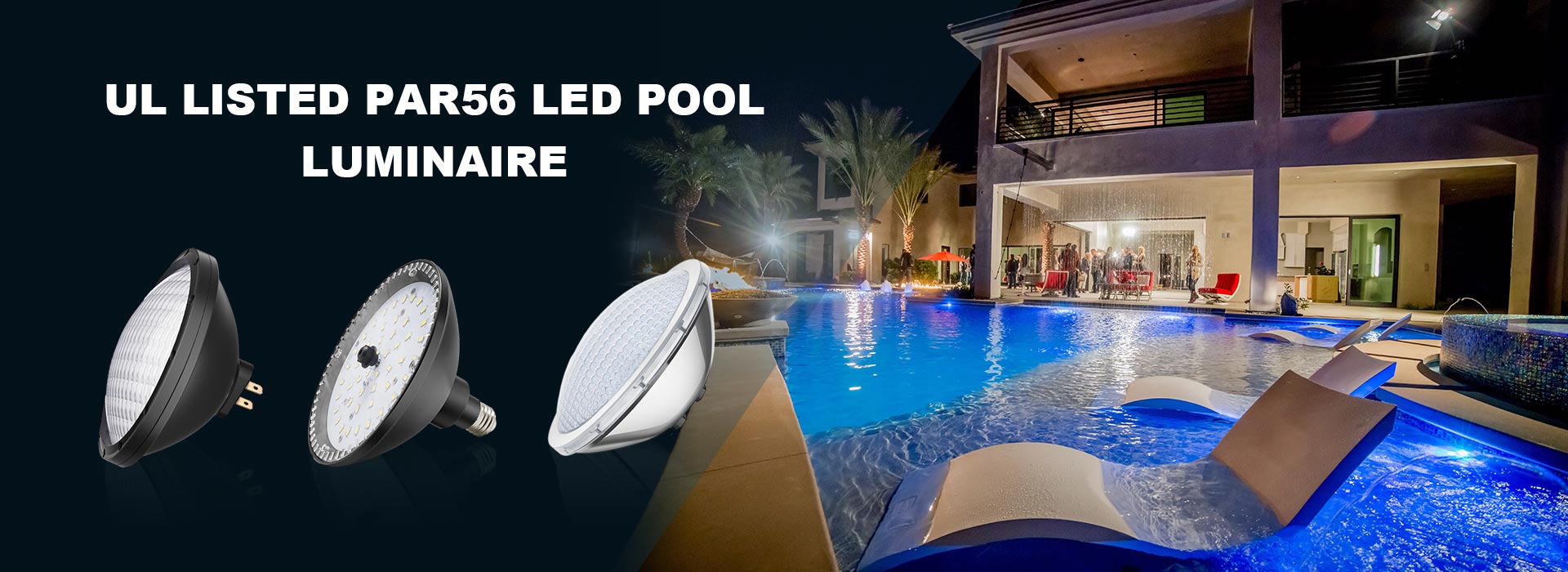 LED Par56 Pool Lights with UL Certification